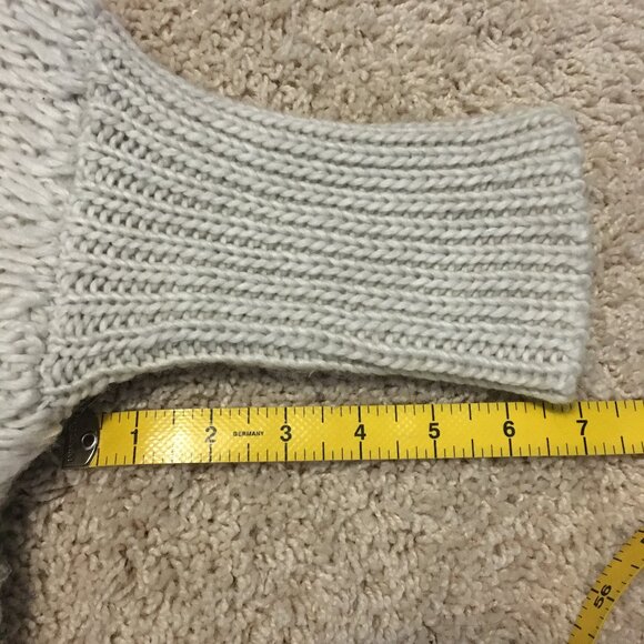 Lovestitch Cottagecore Chunky Loose Knit Wool Blend Cardigan Sweater - Picture 16 of 16